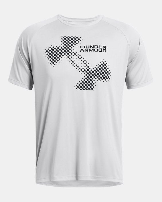 UA Velocity Graphic SS Crew in Gray image number 2